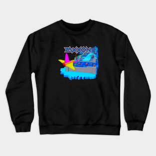 Mod.1 Arcade Zaxxon Space Invader Video Game Crewneck Sweatshirt